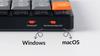 K17 Max compatibil wireless mecanic personalizat US LED alb profil jos Gateron mecanic compatibil Mac Windows Linux profil Gateron mecanic roșu