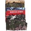 Norfolk & Way Mens Camouflage Cotton Blend Boxer Shorts (Pack of 6)