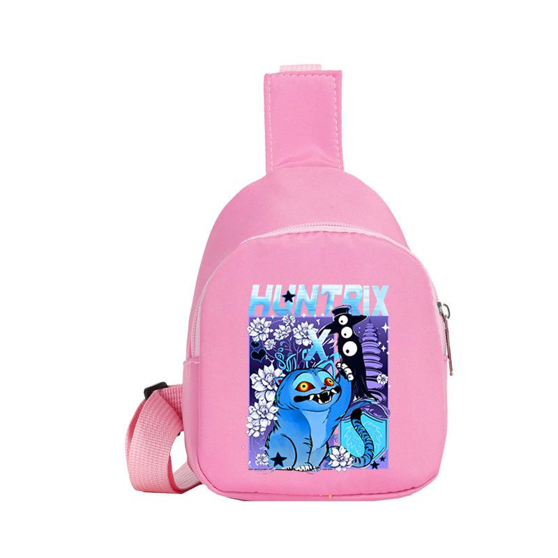 Casual Children'S Breast Bag Animation Cartoon Printing Fashion Boys And Girls Crossbody Bag Change Small Backpack