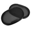 2PCS Speaker Grill Cover Cold Rolled Steel Oval Speaker Mesh Cover Grille Protector for DIY Home Theater Car Speaker