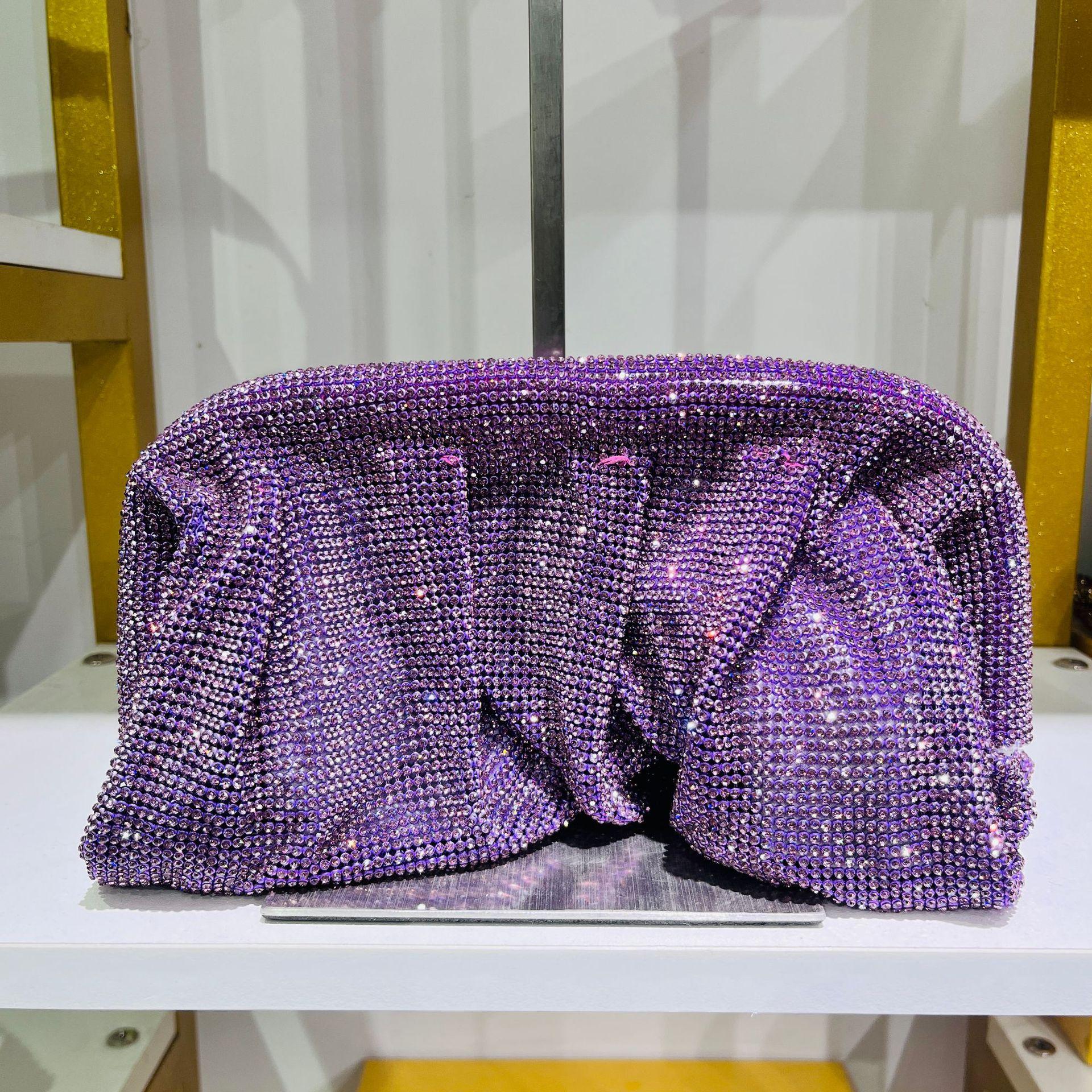 Rhinestone sajūga soma mākoņa soma sieviešu