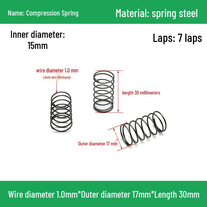 Heavy Duty Y-Type Compression Spring Shock Absorber, 1.0mm Wire Diameter, Outer Diameter 5-20mm.
