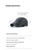Summer Men's Quick-Dry Breathable Mesh Sports Cap with Sunshade and Sun Protection