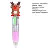 Christmas Ballpoint Pen Snowman Reindeer Topper Designs Multi-Color Writing Pen Fun Holiday Gift for Students Friends