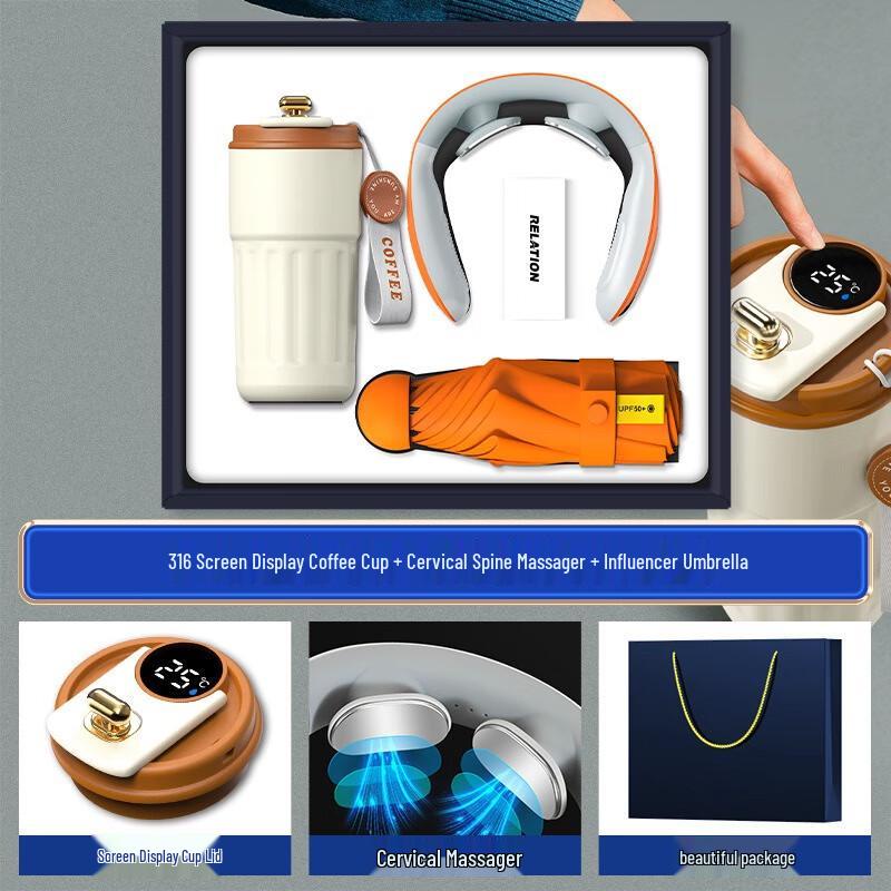 Shangqi Coffee Cup and F6 Power Bank Gift Set