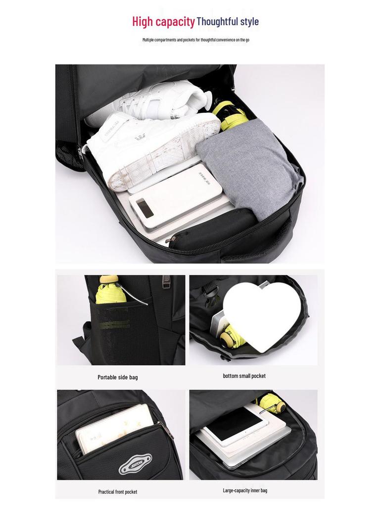 Herren Multifunktionaler Rucksack mit großem Fassungsvermögen für Outdoor-Reisen, Bergsteigen und Geschäftsreisen