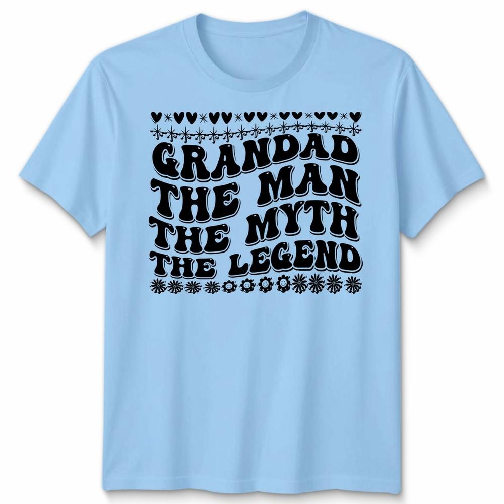 Grandad The Unisex The Myth The Legend Unisex T Shirt Funny Birthday Novelty S