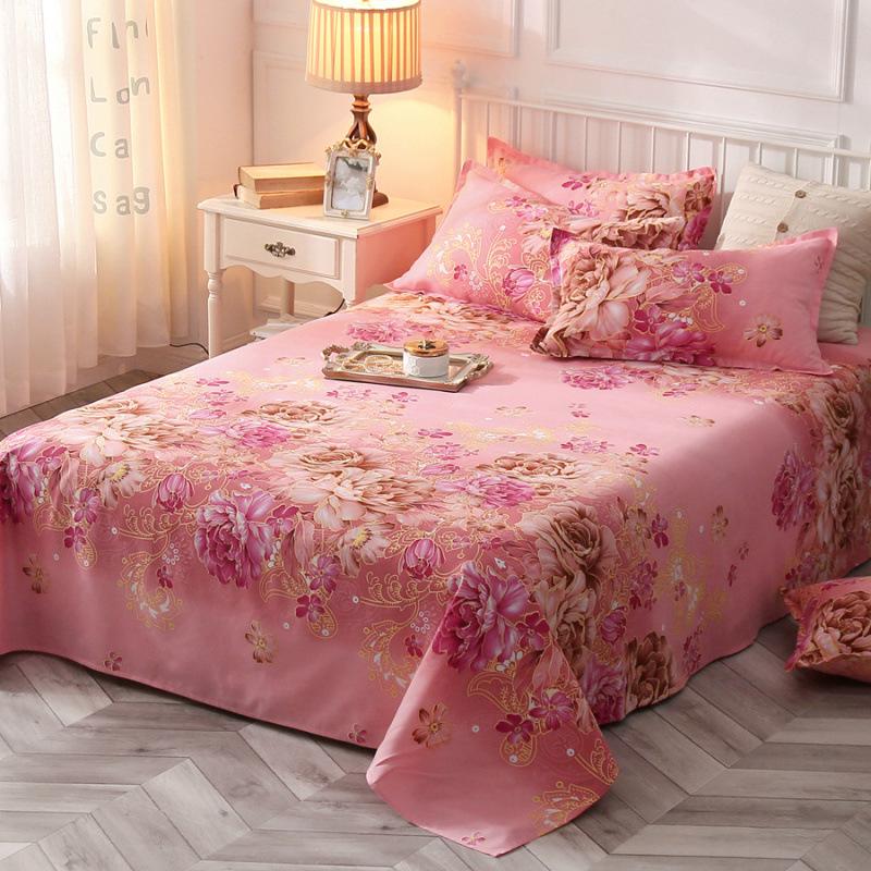 Skin-Friendly Brushed Thick Bed Sheet - Single Piece for Double/Single Bed, Kang Sheet, Dorm Use, All-Season, Various Sizes