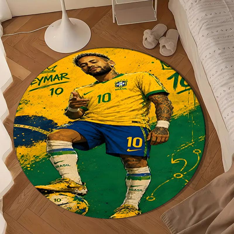 Ney-mar's Iconic Pose Round mat Home Decor, Chair rug For livingroom,Bedroom, doormat home decor Birthday Gift Christmas Gifts