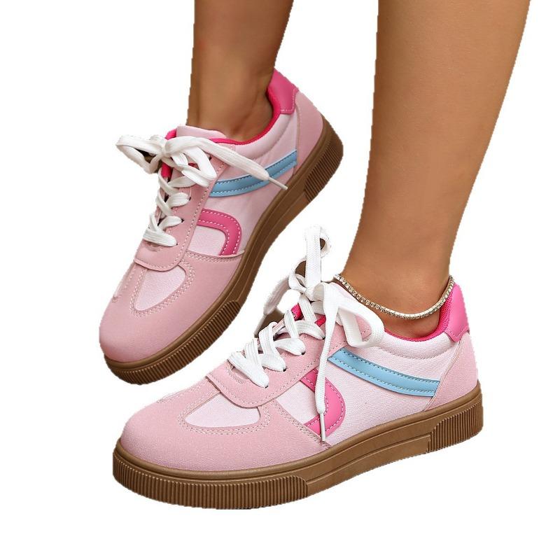 Large Size Retro Women's Spring and Autumn New Versatile Women's Shoes Casual Sports Shoes Sub-board Shoes