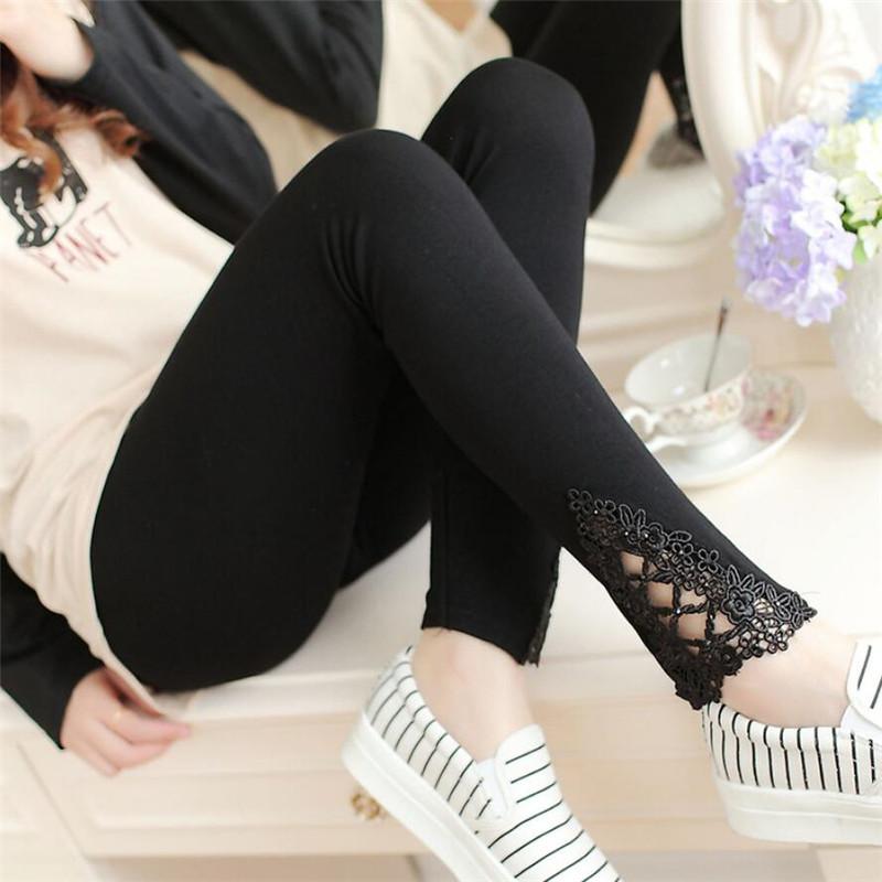 Femmes dentelle Leggings Sexy Fitness taille haute Legging