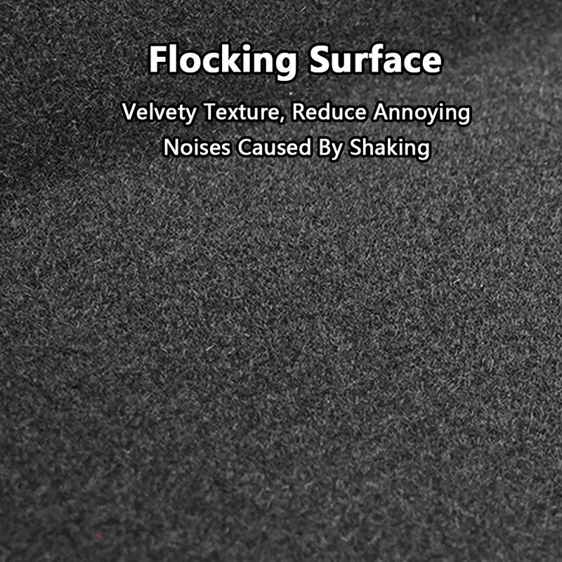 4pcs Front Rear Door Side Storage Box Door Handle Armrest Tray Organizer for Tesla Model 3/Y 2017-