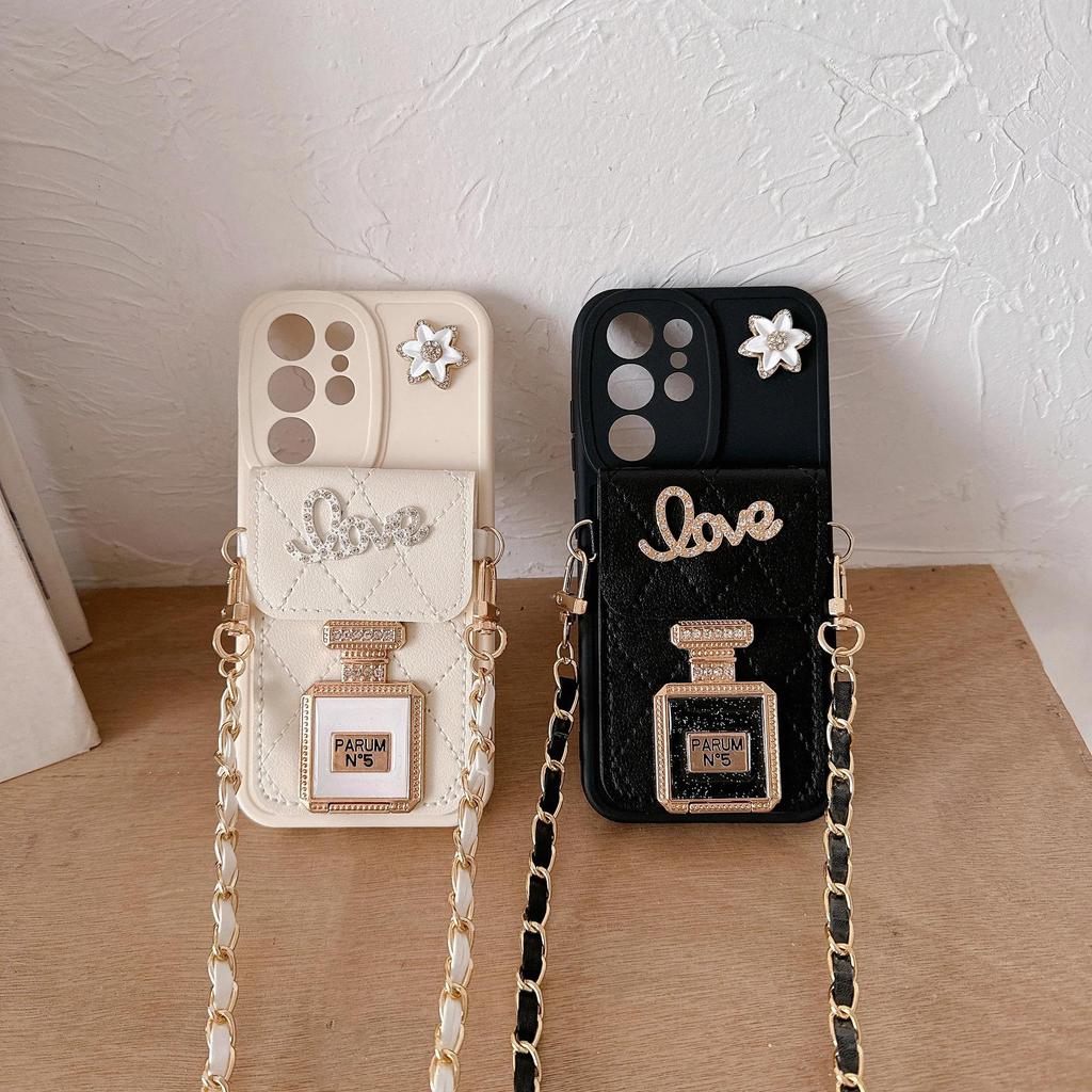 Crossbody Leather Phone Case for Samsung Galaxy S22 S23 S24 Ultra Plus A55 A15 A05 A05S A54 A34 A24 5G Card Holder Women