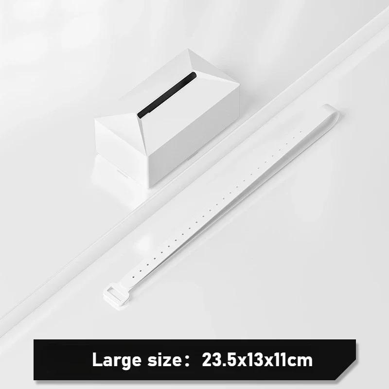 For Tesla Model 3/Y/S/X Car Tissue Box Silicone Seat Back Hanging Holder with Fix Strap for Model 3+ Model Y Juniper Cybertruck