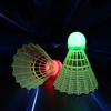 Led Badmintonový míč Svítící Svítící Plastové Badmintonové míčky Barevné osvětlení Míče Sportovní trénink In/outdoor Game
