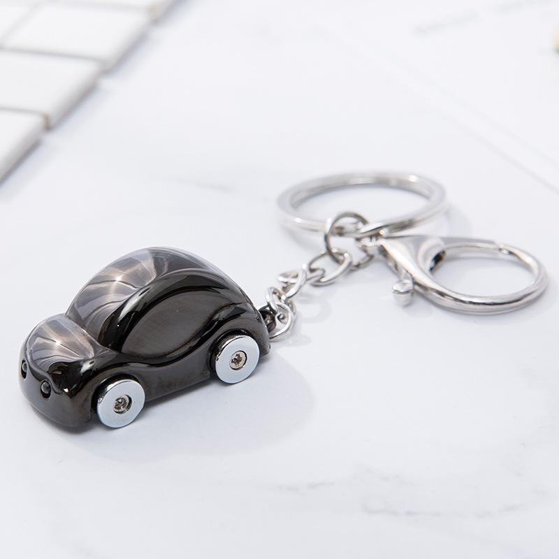 Šviečiantis cinko lydinio automobilio raktų pakabukas vyrams ir moterims kūrybiška dovana poros raktų pakabuko pakabukas Korėja mielas raktų žiedas stalo dekoracija