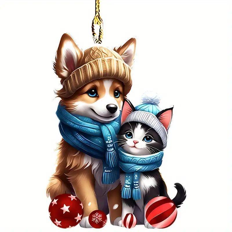 Playful Christmas Acrylic Decorations For Cheerful Home And Decoration Car