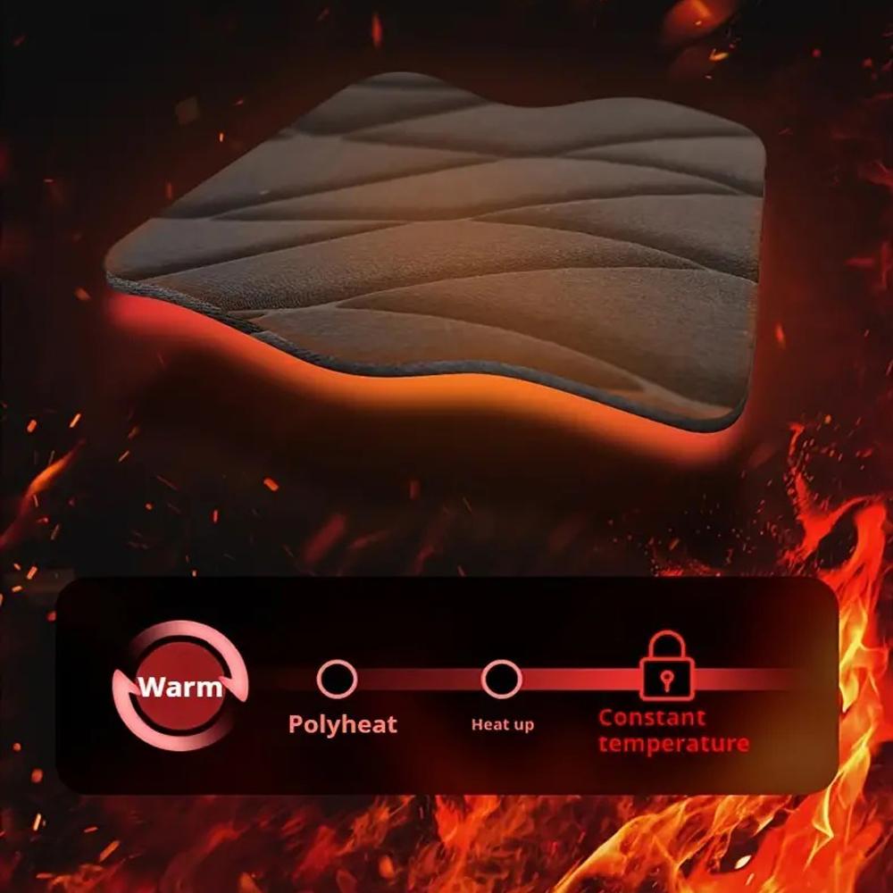 1/2pcs Winter Heated Car Seat Cover 12V Heating Warmer Car Seat Cushion Auto Universal Car Seat Protector Cover Car Accessories