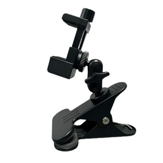 Universelle 360° verstellbare Metallklemme - Multifunktionaler Instrumenten- & Recorderhalter