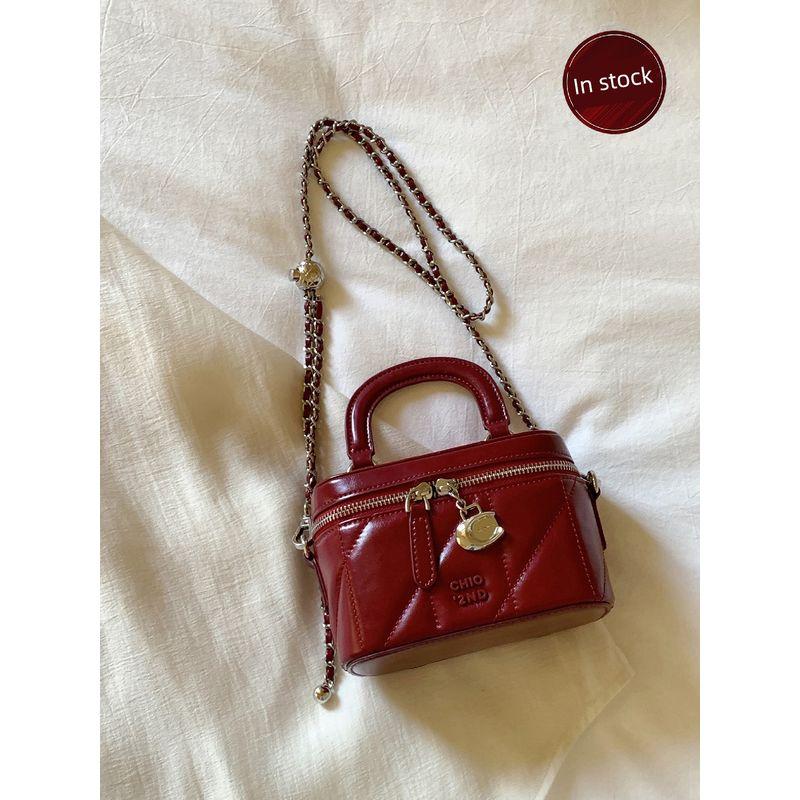 

Nanfeng Chio2nd Mini Chain Shoulder Box Cherry Red