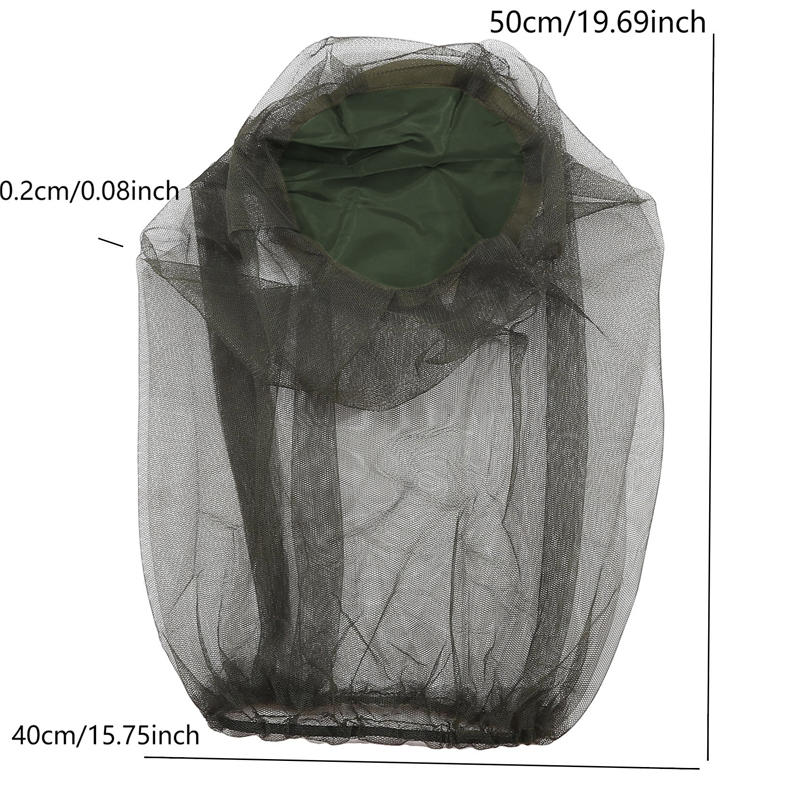 Anti Mosquito Fishing Cap 1pc Breathable Adjustable Mesh Hat Net For Men And Women Outdoor Traveling Camping