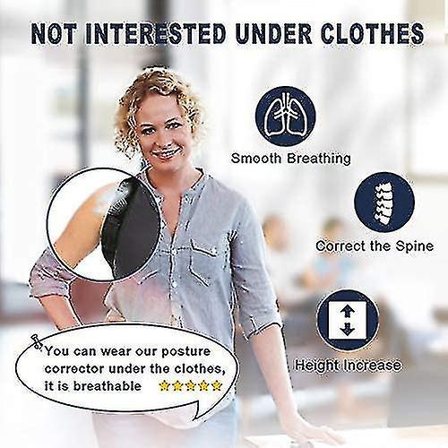 1pcs Posture Corrector Upper Back Brace Neck Shoulder Back Support Pain Relief Belt Braces Spine Straightener