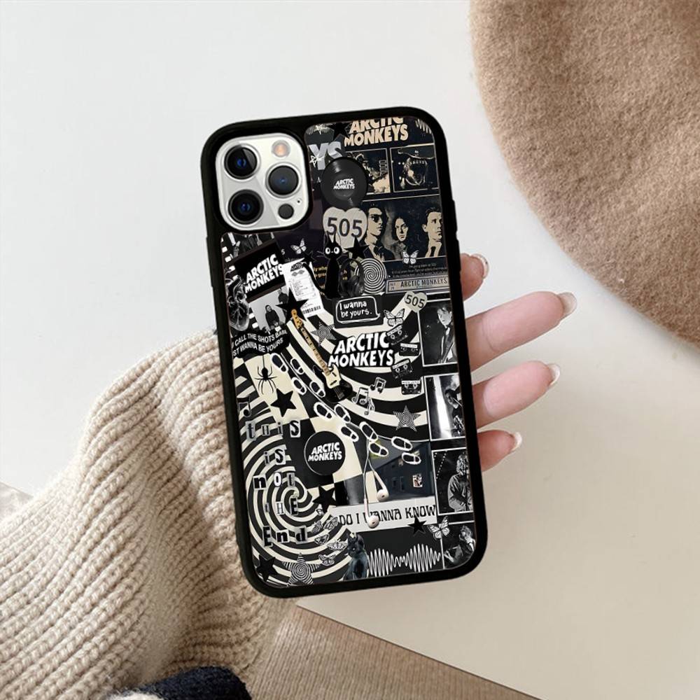 Rock A-Arctic Band M-Monkeys Music For IPhone 17 16 15 14 13 12 11 Pro Max Plus Shockproof PC+TPU Phone Back Cover
