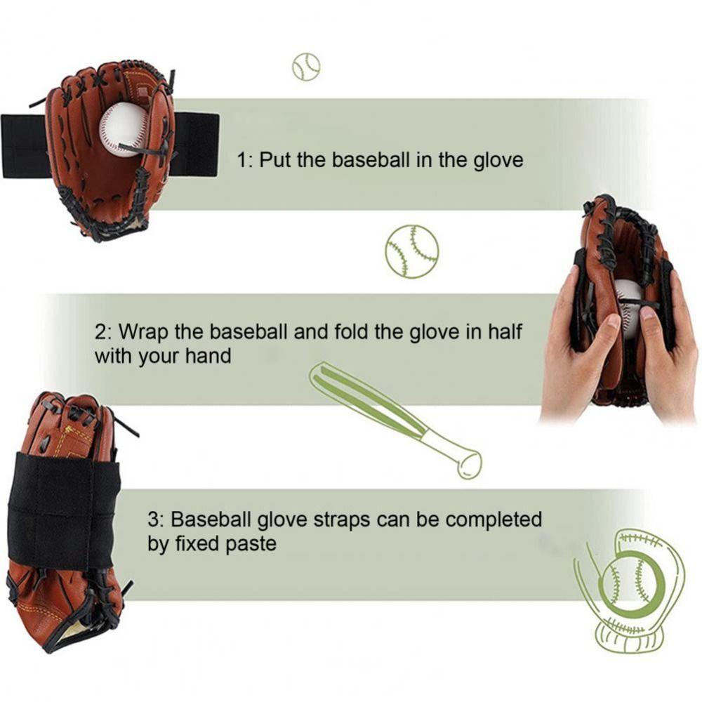 Practical Design Baseball Glove Strap Maintenance Baseball Glove Wrap Fastener Tape  Baseball Glove