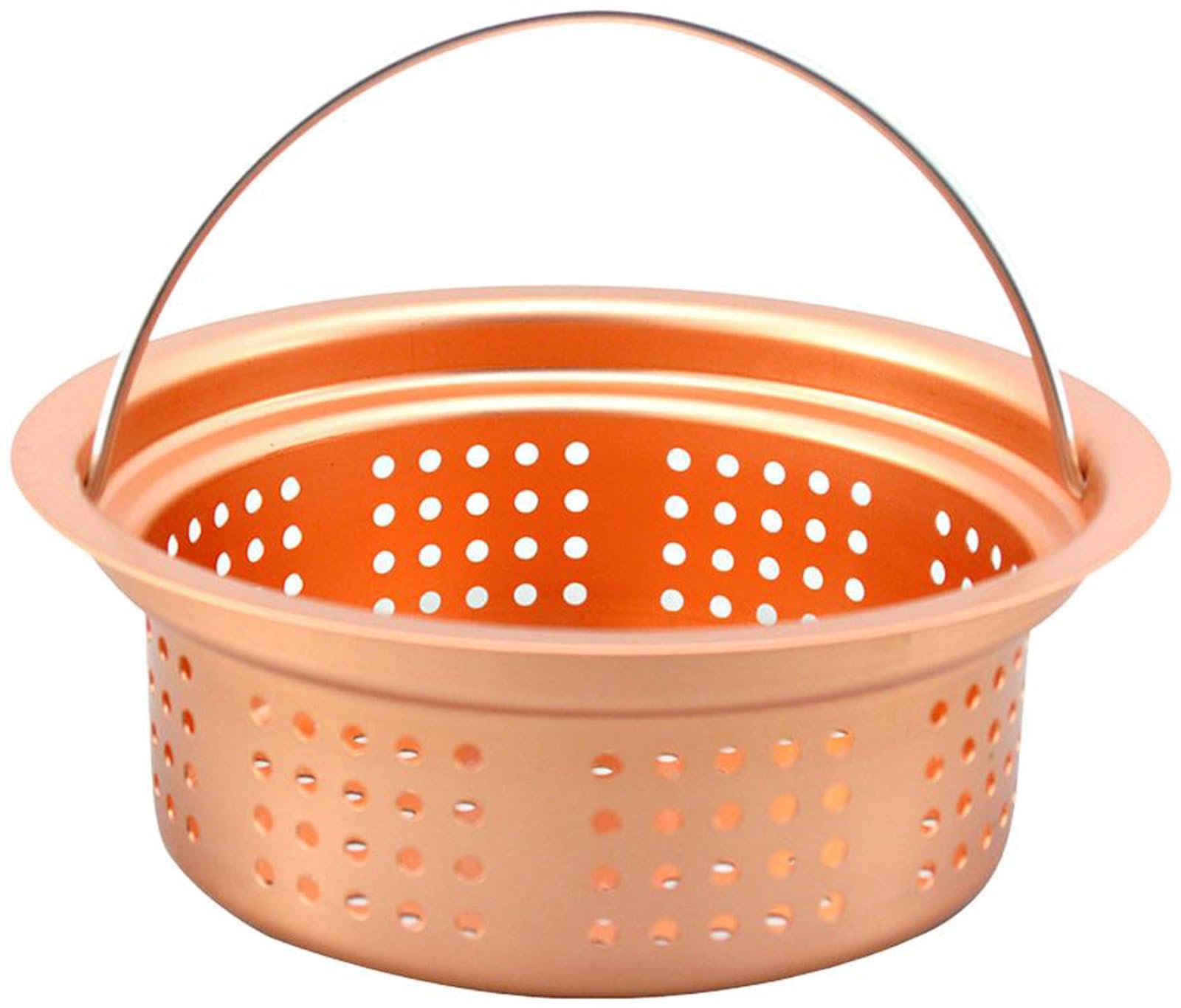 

Shimomura Kikaku Drain Strainer, Pure Copper, Shallow Type, 13.4cm, Made in Japan, Antibacterial, Prevents Slime and Odor, Copper Ions, Handle, Easy t