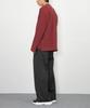 RAW TO RAW Mrt031 Brushed Cotton Oversized Long Sleeve Tee (Maple)