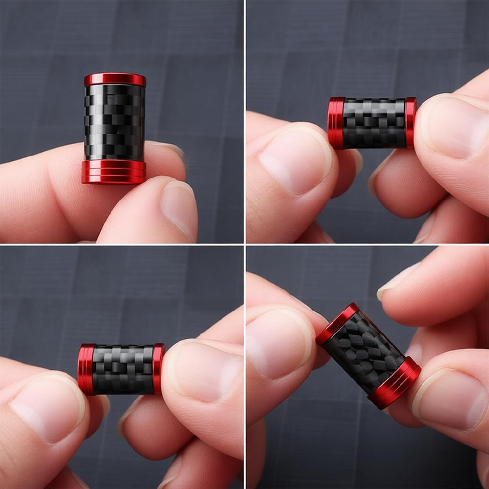 Carbon Fiber Car Wheel Tire Valve Cap Tyre Rim Stem Cover Accessories For Ford Ranger S-Max Focus Galaxy Mondeo Transit Tourneo