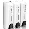 Dispenser triplo per sapone e shampoo modello 51 per docce