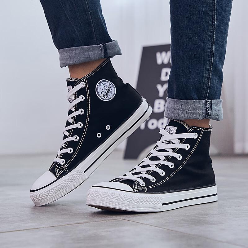 Warrior High-Top Canvas Casual Skate Shoes