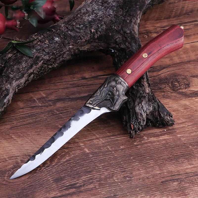 Forged Boning Knife Handmade Knife Butcher Knife Multifunctional Kitchen Knife Fruit Knife