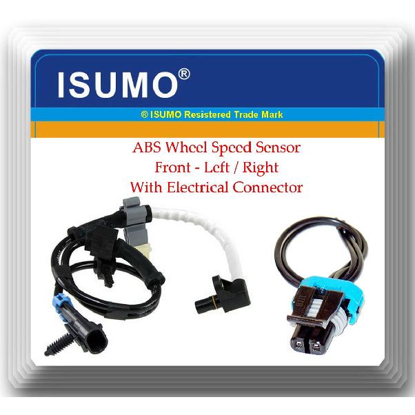 1 x ABS Wheel Speed Sensor W/Connector Front left/Right ALS483 For:Chevrolet GMC