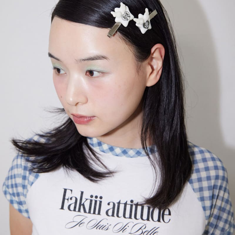 

Fakiii Fakiii x SUGASCOOP Angel Star Hair-Clip PURE WHITE