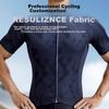 Cycling Jersey Short Sleeve Top for Men, Summer Bicycle Quick-Dry Short Sleeve Breathable Sweat-Wicking Road Bike Jersey