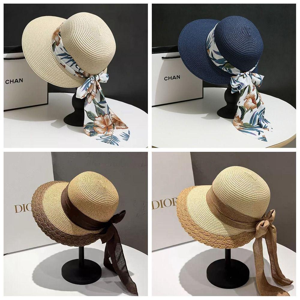 Wide Brim Sun Cap Foldable Beach Cap Summer Bucket Hat