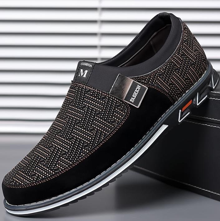 Men Casual Shoes Luxury Business Platform Loafers for Men Slip on Men's Designer Dress Shoes New Big Size Zapatillas De Hombre