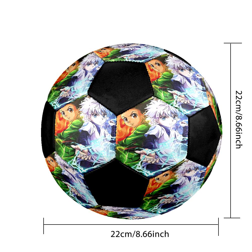 Soccer Ball Colorful Machine Stitched PVC Size 5 Team Training Competition Ready Durable High-Bounce Cool Sports Gift