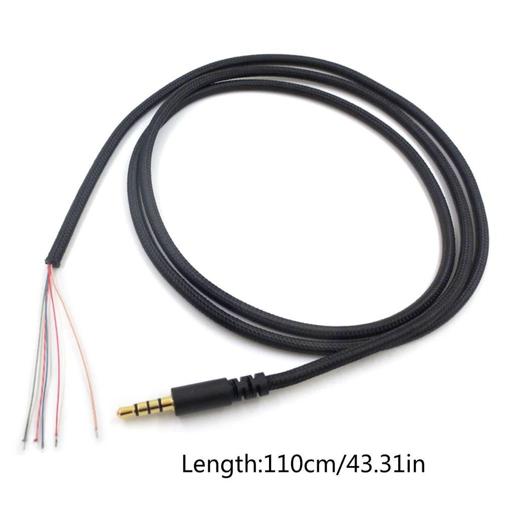 3.5mm Male Jack Connector Audio Cord for HyperX Cloud II Core Pro Cloudx-Stinger