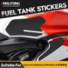 Motorcycle Rubber Fuel Tank Pad Stickers Non-slip Waterproof Gas Tankpads Kit For Ducati Panigale 899 2013-2015