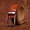 Single Layer Leather Without Interlayer Whole Cowhide Cutting Belt Men'S Leather Pin Buckle First Layer Cowhide Casual Jeans Belt