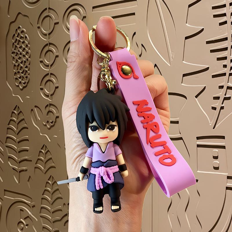 Chaveiro Naruto Anime Chaveiro Personagem Hatake Kakashi Brinquedo de Desenho Animado, Decorações de Chaveiro de Bolsa Carro Presentes para Fãs