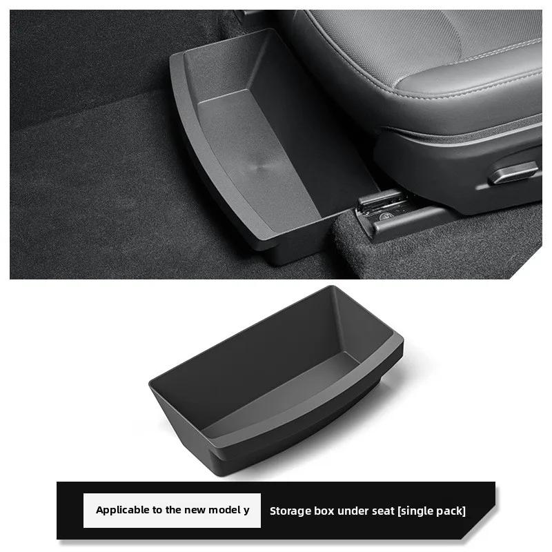 Model Y Under Seat Storage Box Drawer Style Organizer Large Capacity Front Seat Hidden Tray Car Storage Accessories