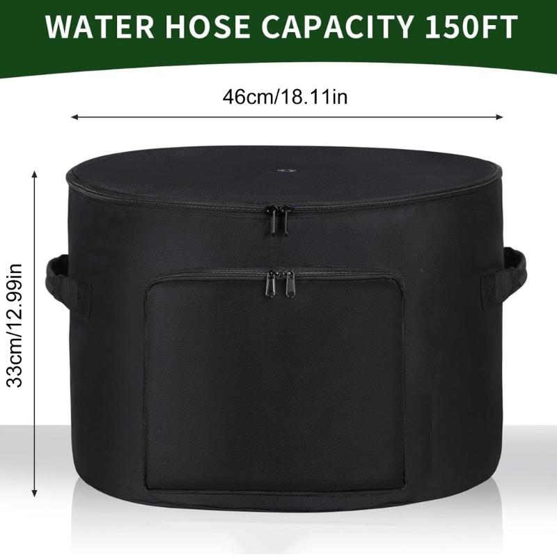 User Friendly Durable Garden Hose Storage Bag Zippered Waterproof Organizers For Gardening Tools And Equipment