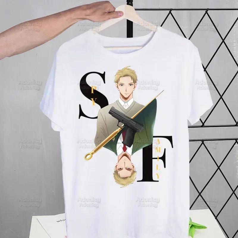 Spy X Family Anime Kawaii Anya Forger SPYFAMILY Men's Tshirt Cute Shirt Mens Fashion T-Shirt For Men Casual Tops Short Sleeve