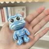 3D Printed Frog Ornaments, Movable Joint Design, Durable Smooth Surface Frog, for Home Office Desktop Decor