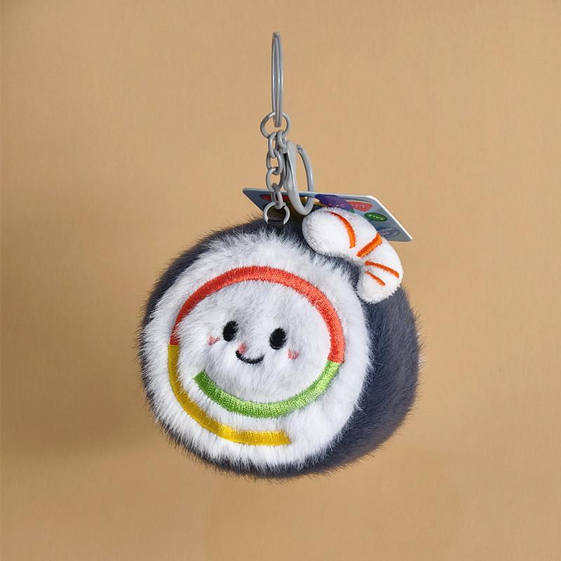 Hamburg Cute Fries Plush Doll Key Chain With Food Shapes For Collecting Gifts