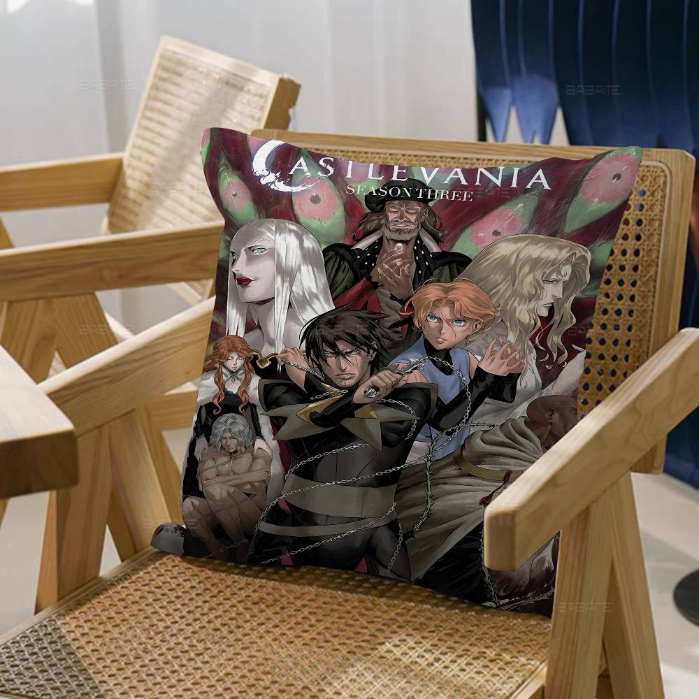 Anime Game C-Castlevania Maple Design Cushion Cover Happy Autumn Harvest decor Holiday Decorati Pillow Cover